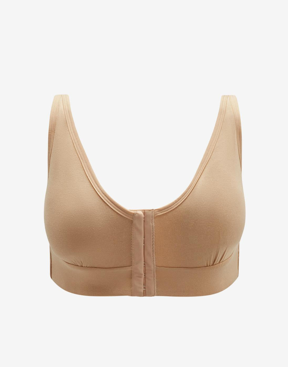 Sand Rora Post-Surgery Front Closure Bra (Tan) - Thirdlove online