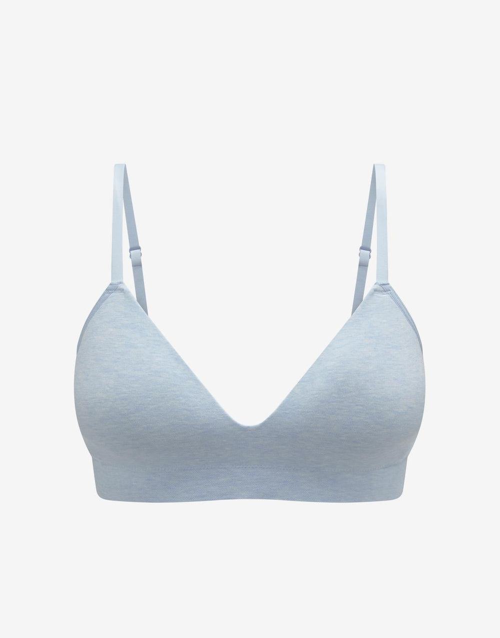 Topaz Heather Seamless Cloud Cotton Wireless Bra - Thirdlove Women