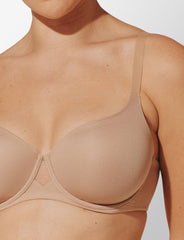Thermoregulating Wireless Cooling Bra in Taupe - Cooling Bra For Menopause in Nude - Thirdlove US