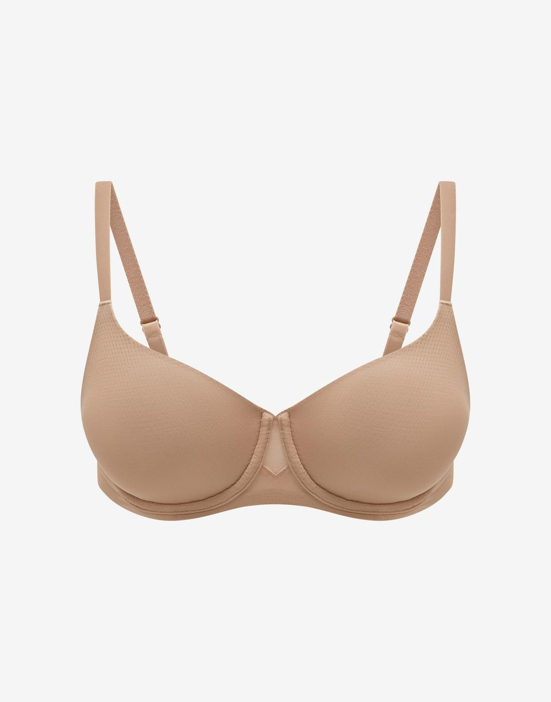 Thermoregulating Wireless Cooling Bra in Taupe - Cooling Bra For Menopause in Nude - Thirdlove US
