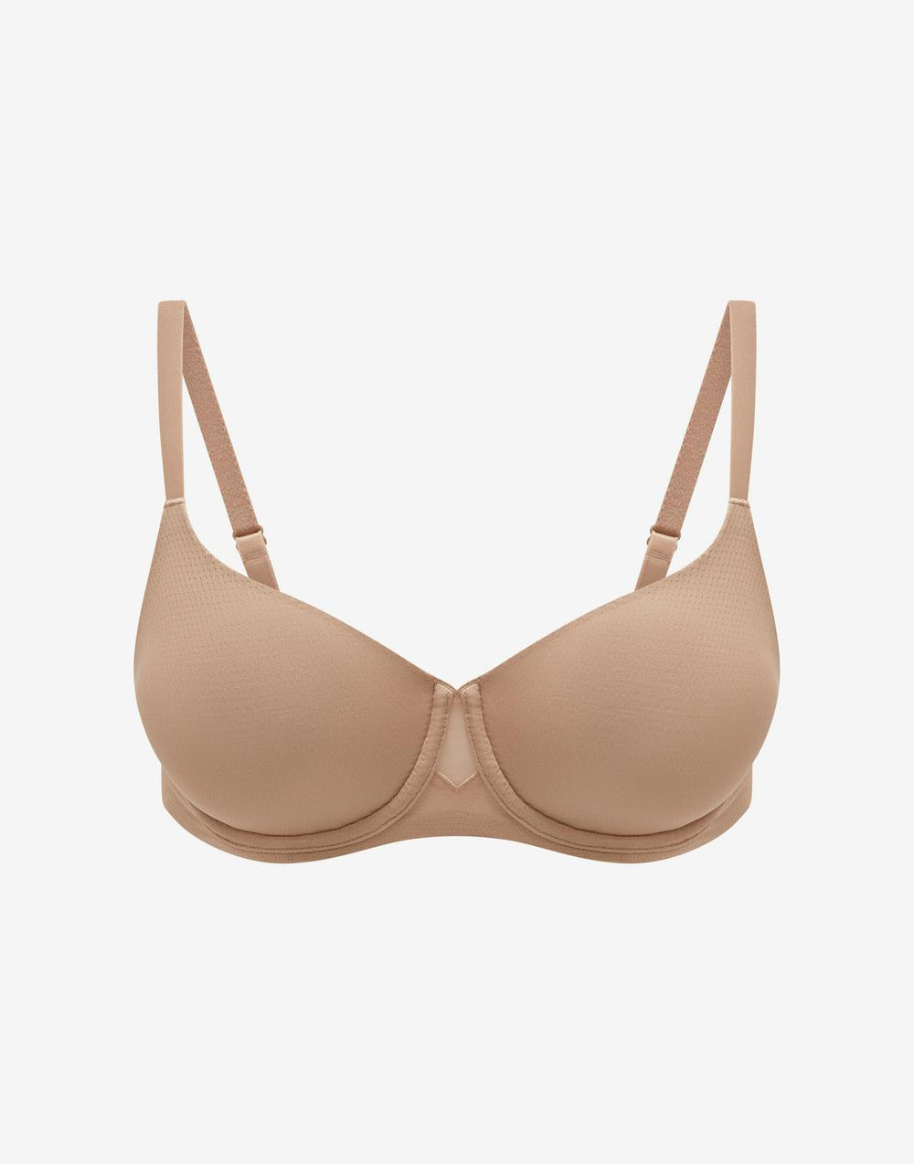 Thermoregulating Wireless Cooling Bra in Taupe - Cooling Bra For Menopause in Nude - Thirdlove US