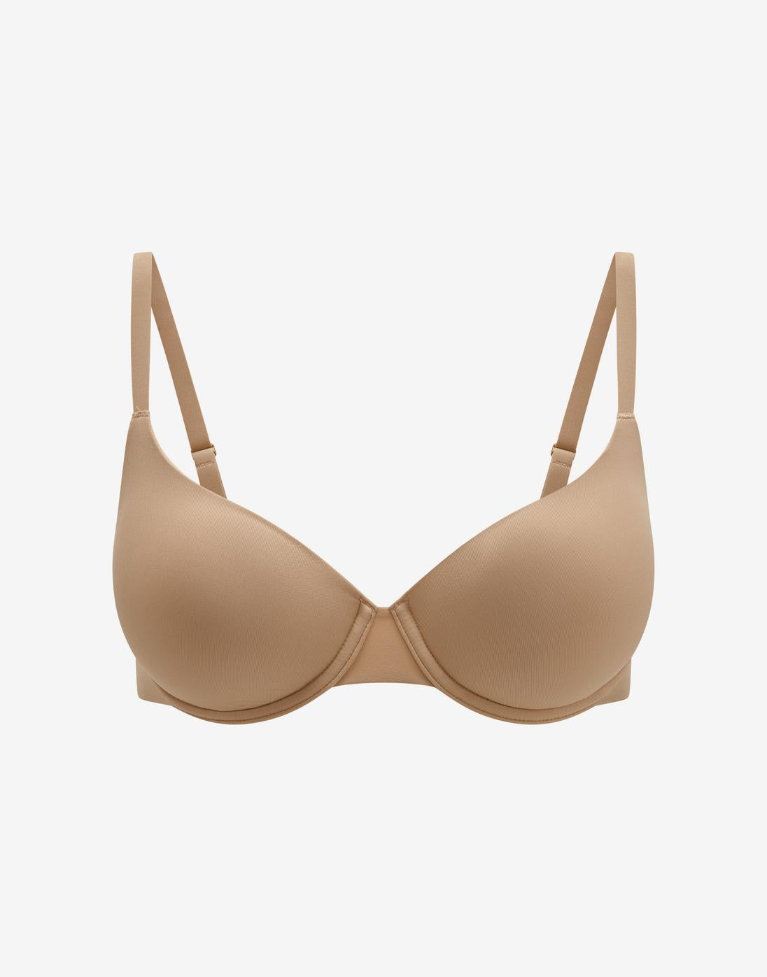 Taupe ComfortStretch Back Smoothing T-Shirt Bra - Best Back Smoothing & Side Smoothing Bras For All Sizes - Thirdlove near me