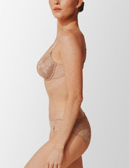 Taupe All Day Lace T-Shirt Bra - Thirdlove sale