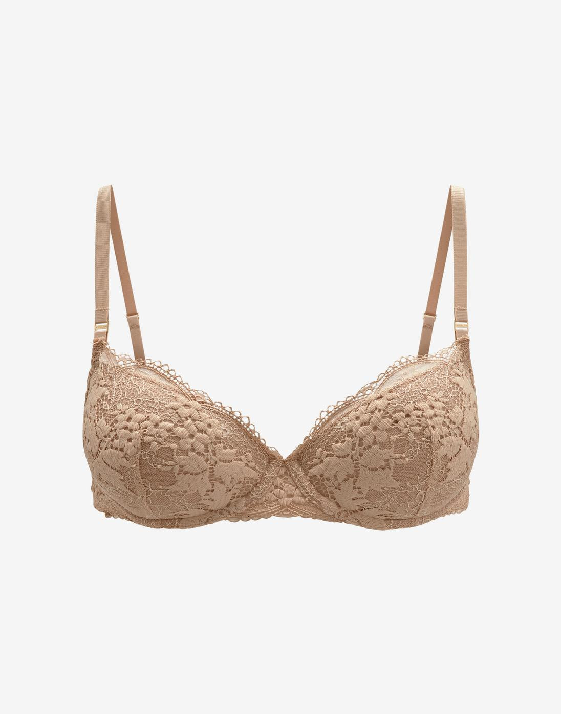 Taupe All Day Lace T-Shirt Bra - Thirdlove sale
