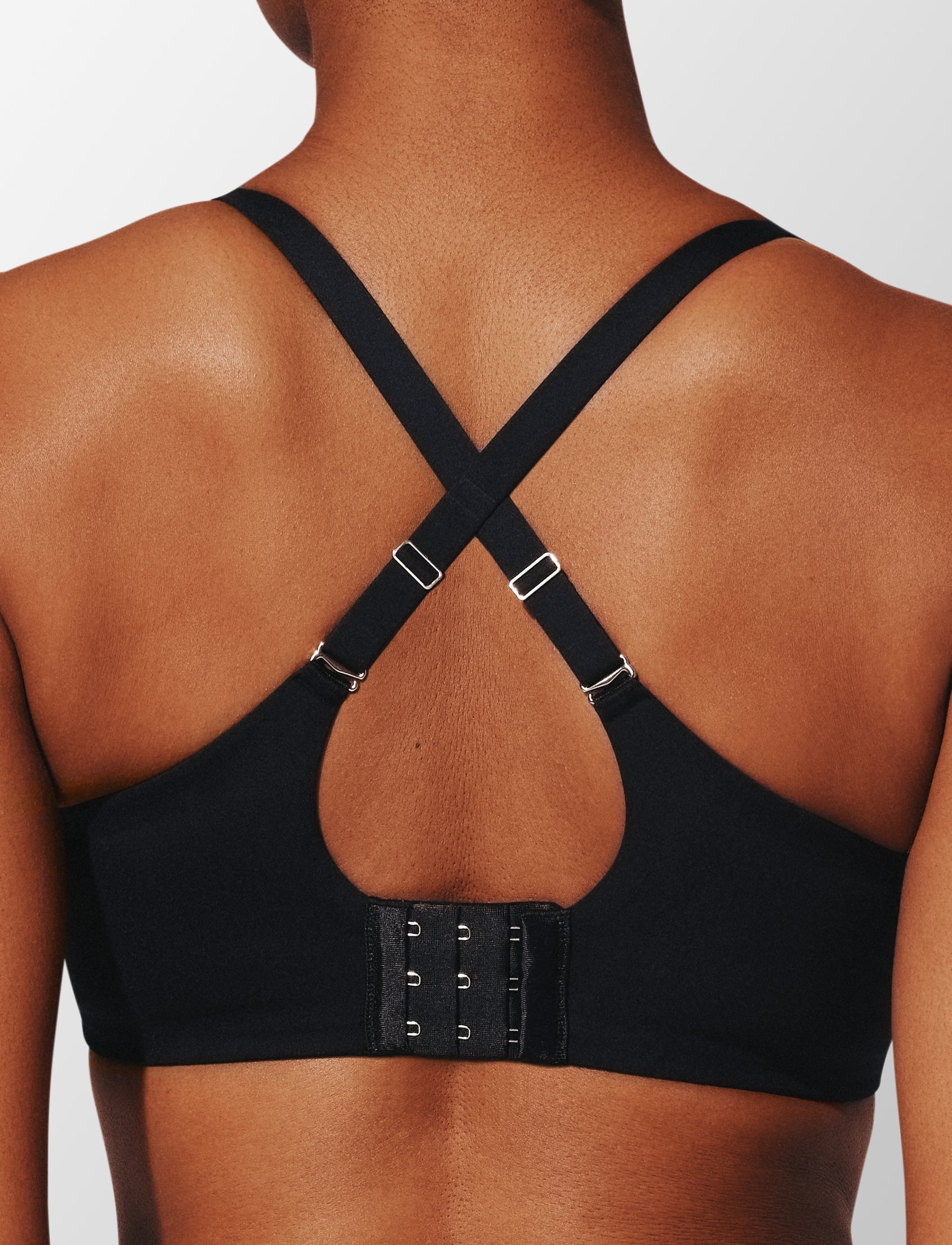 Black ComfortStretch Back Smoothing T-Shirt Bra - Best Back Smoothing & Side Smoothing Bras For All Sizes - Thirdlove for sale