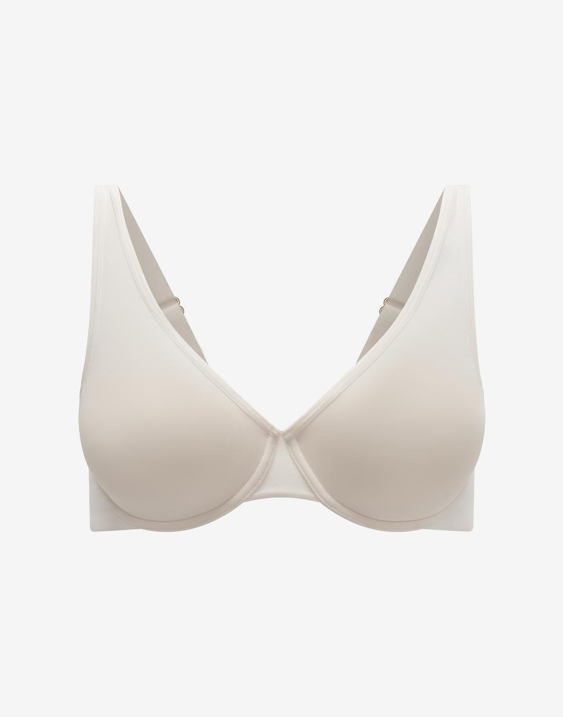 Sea Salt Organic Cloud Cotton Perfect Coverage Bra (White) - Thirdlove for sale