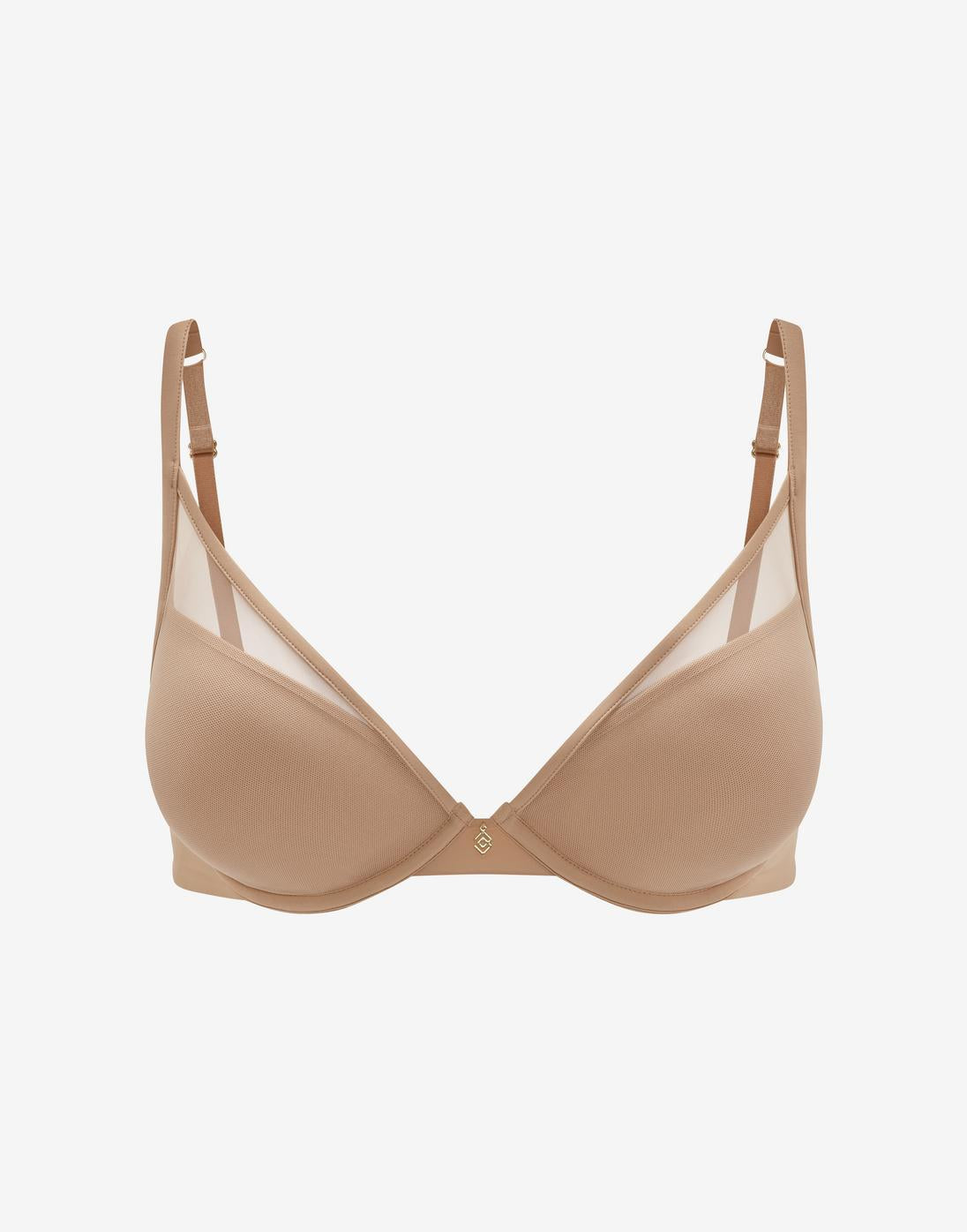 Taupe Uplift Plunge Bra (Tan) - Thirdlove Women
