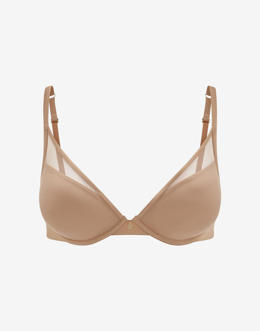 Taupe Uplift Plunge Bra (Tan) - Thirdlove Women