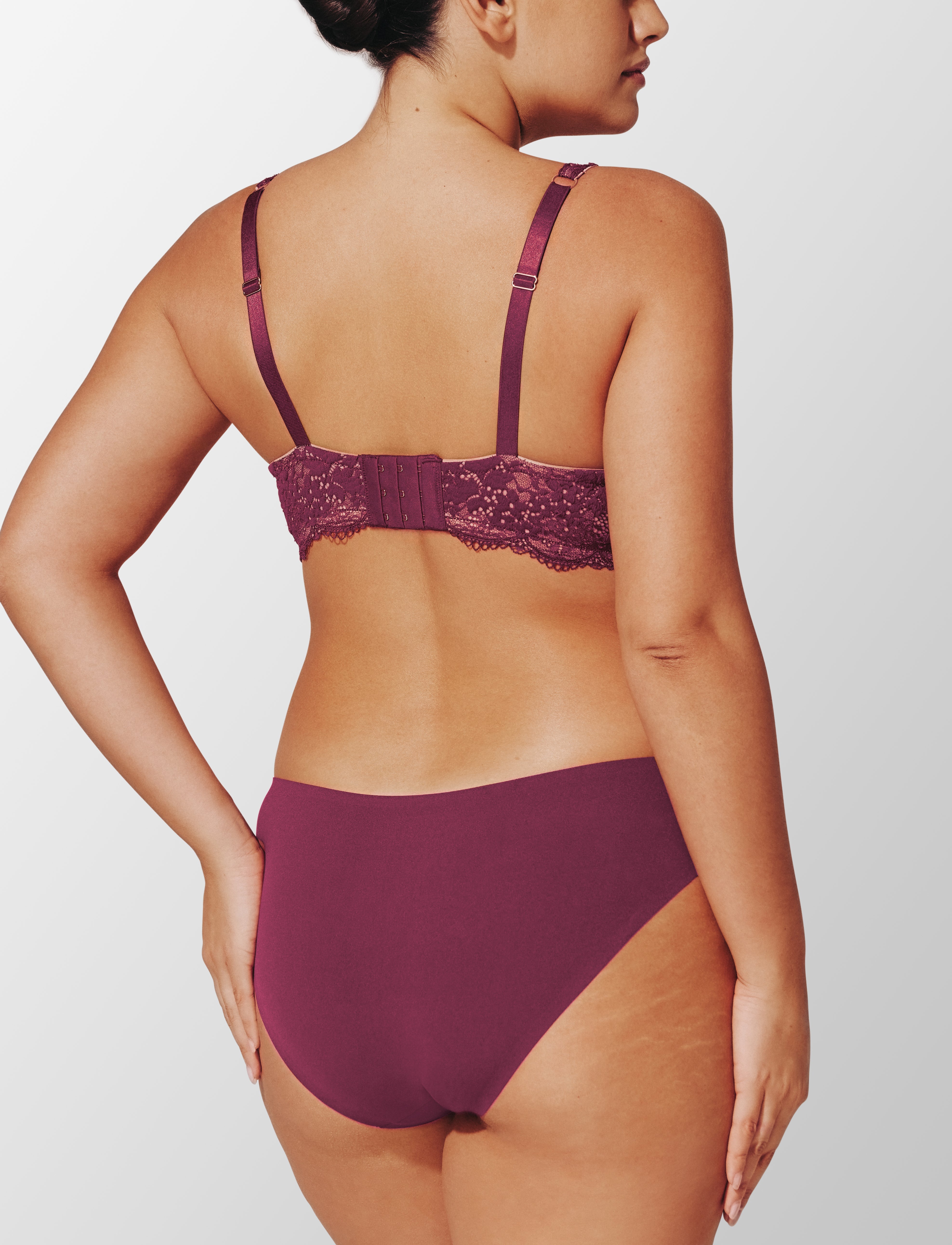 Raspberry Crush All Day Lace Uplift Plunge Bra - Thirdlove for sale