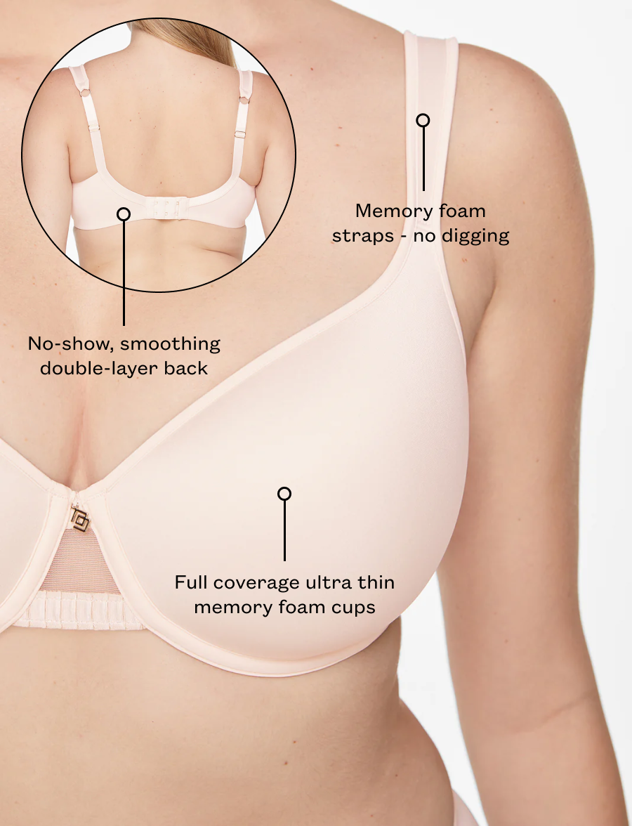 Soft Pink Perfect Coverage Bra - Thirdlove Women