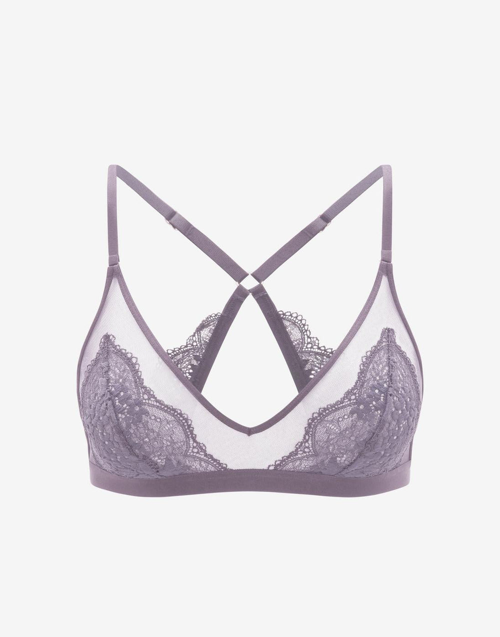 Dreamy Lilac All Day Lace Racerback Bralette - Thirdlove Women
