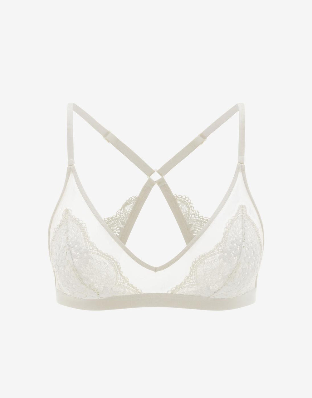 Sea Salt All Day Lace Racerback Bralette - Thirdlove online