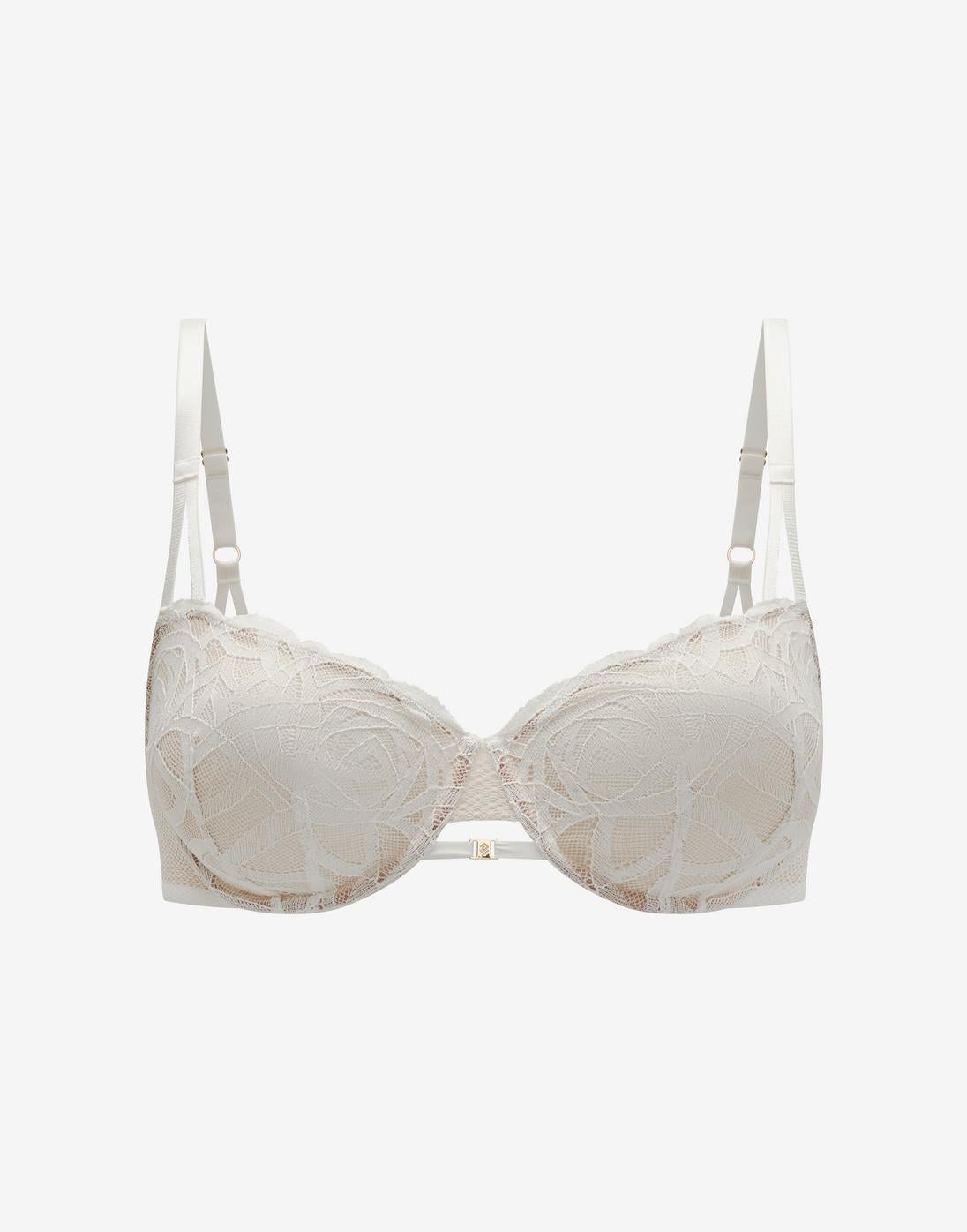 Sea Salt Rose Lace Unlined Demi Bra - Thirdlove near me