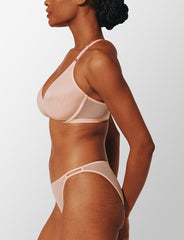 Rose Dust Bare Mesh Front Close Racerback Bra - Thirdlove near me