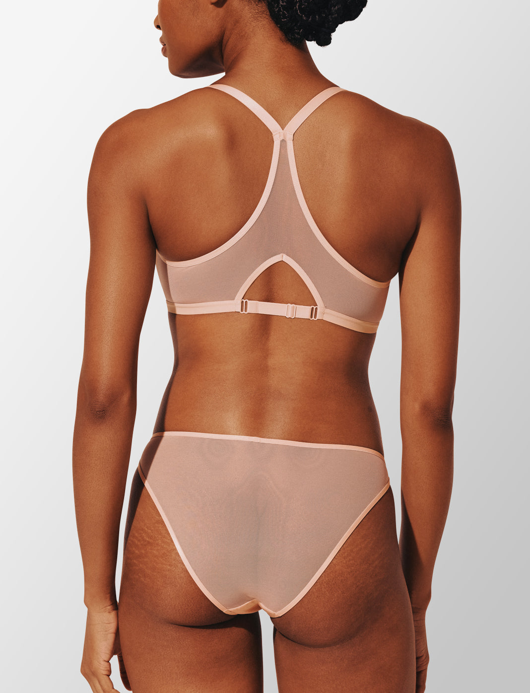 Rose Dust Bare Mesh Front Close Racerback Bra - Thirdlove near me