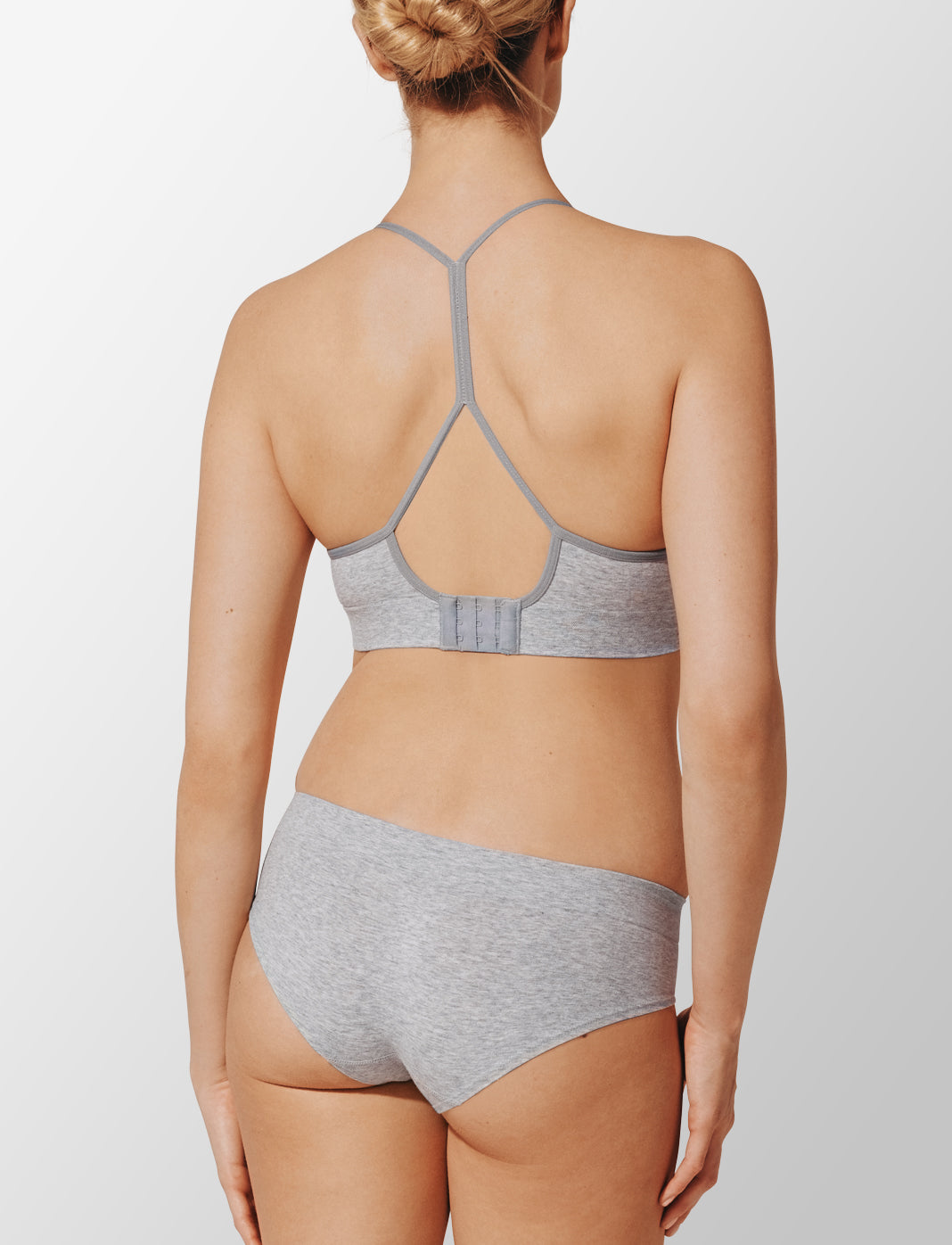 Heather Gray Seamless Cloud Cotton Wireless Bralette - Thirdlove sale