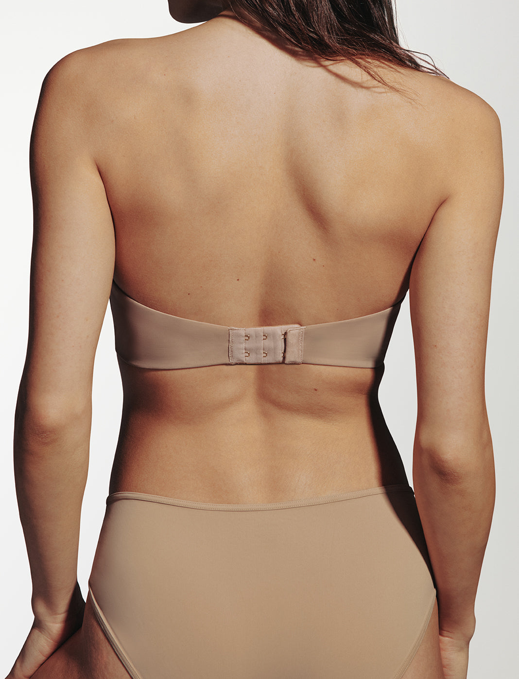 Taupe Strapless Bra No-Slip Nude Strapless Bra for Large & Small Busts - Thirdlove US