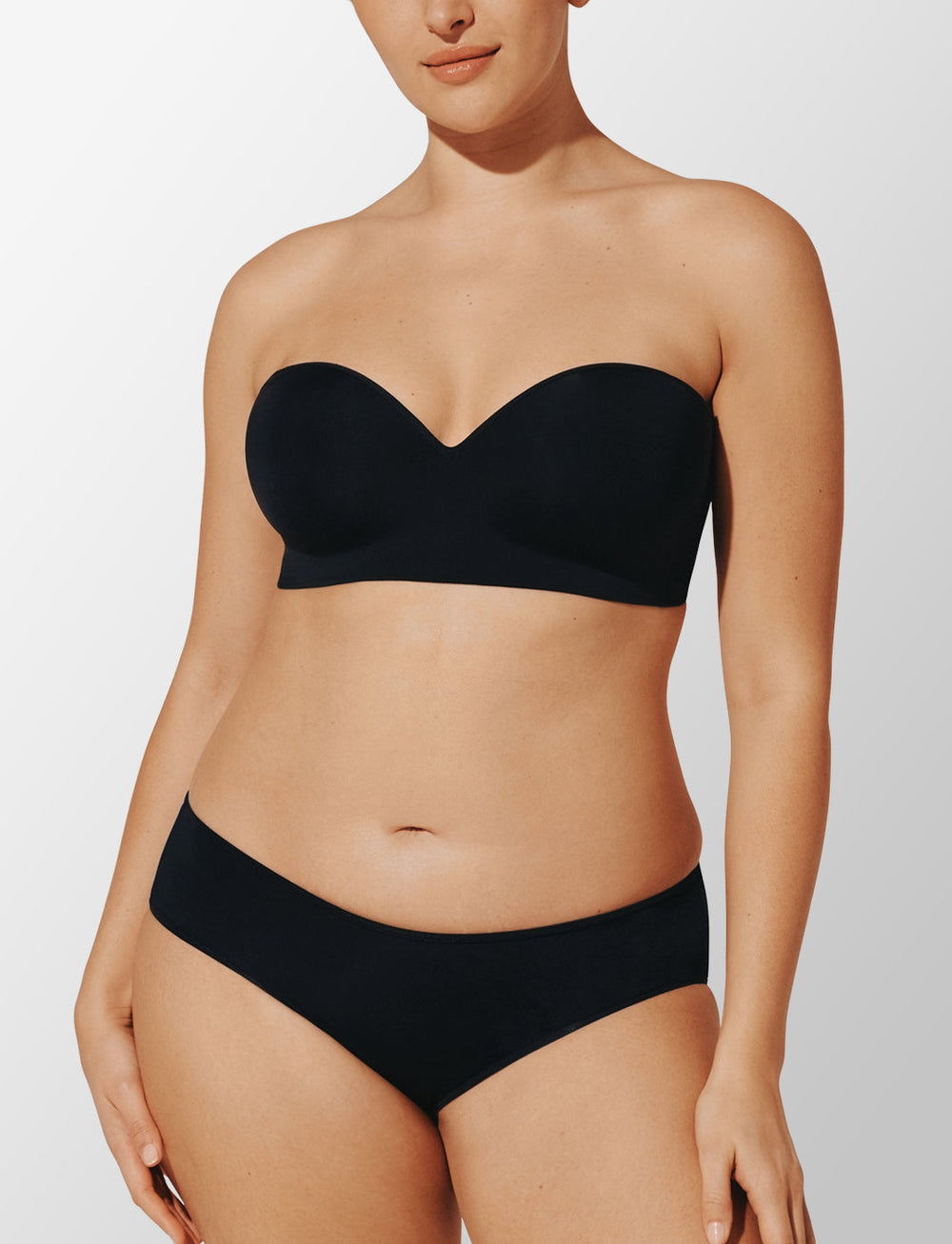 Black Strapless Bra No-Slip Strapless Bra for Large & Small Busts - Thirdlove discount