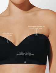 Black Strapless Bra No-Slip Strapless Bra for Large & Small Busts - Thirdlove discount