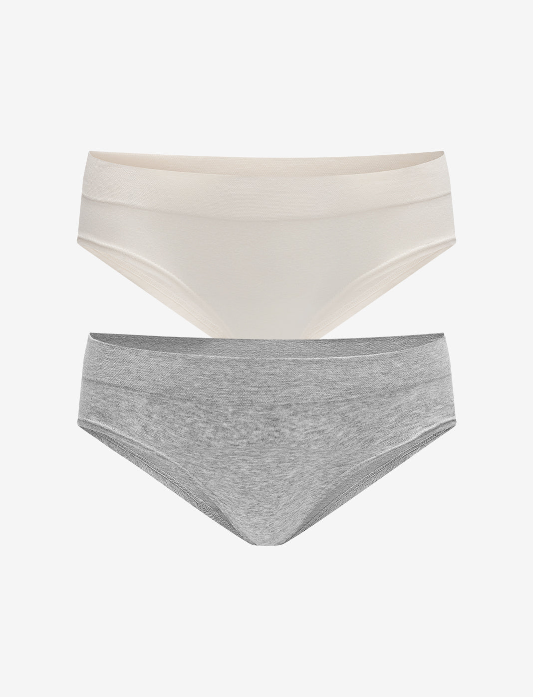 Sea Salt & Heather Gray Seamless Cloud Cotton Hipster - 2 Pack - Thirdlove near me