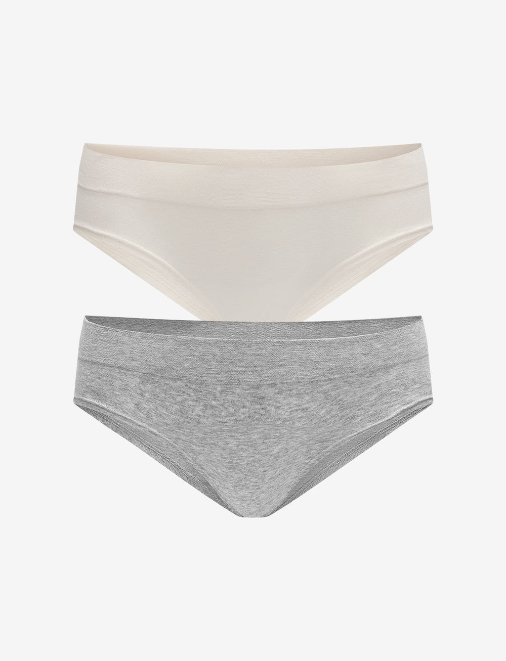Sea Salt & Heather Gray Seamless Cloud Cotton Hipster - 2 Pack - Thirdlove near me