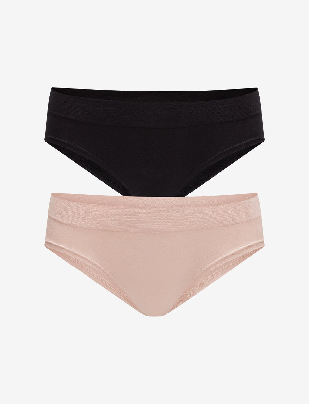 Black & Rose Dust Seamless Cloud Cotton Hipster - 2 Pack - Thirdlove US