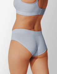 Topaz Heather Seamless Cloud Cotton Hipster - Thirdlove US
