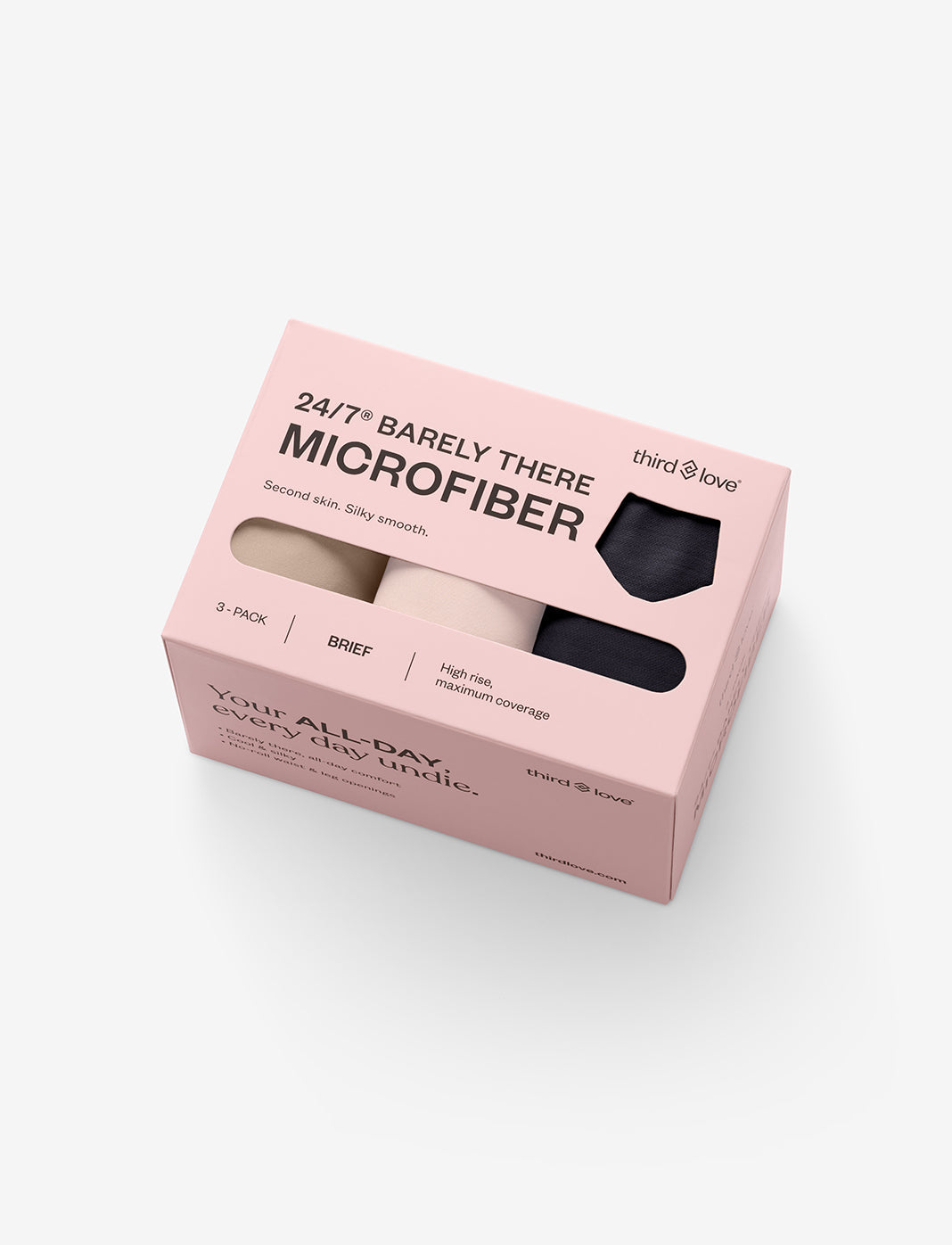 Taupe, Soft Pink & Black Brief 3 Pack Box - Thirdlove near me