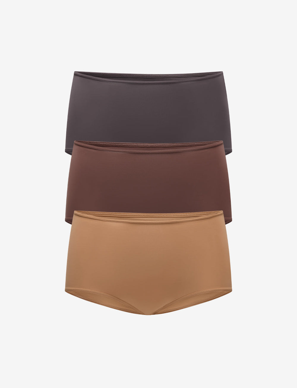 Fig Sienna Mocha Brief 3 Pack Box - Thirdlove Women