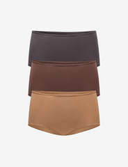 Fig Sienna Mocha Brief 3 Pack Box - Thirdlove Women