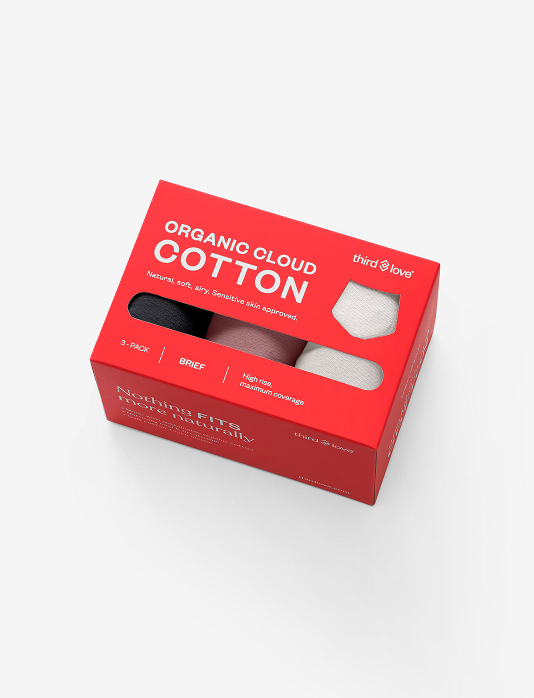 Black-Twilight-Ss Organic Cloud Cotton Brief 3 Pack Box - Thirdlove sale