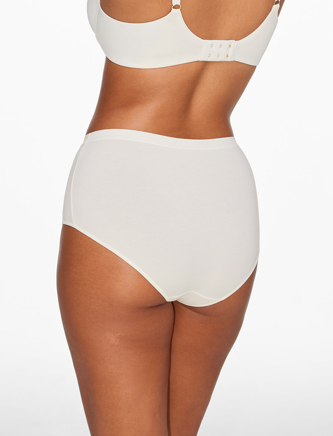 Sea Salt Organic Cloud Cotton Brief (White) - Thirdlove for sale