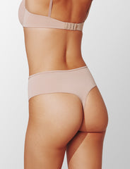 Taupe High Waist Thong (Tan) - Thirdlove near me