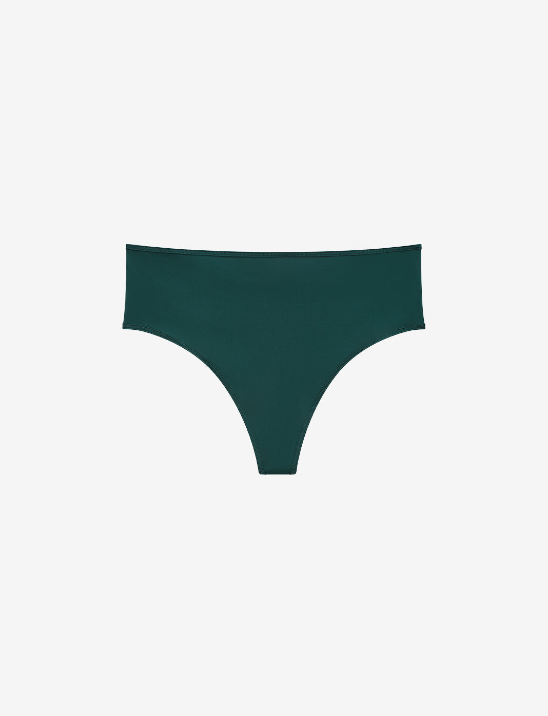 Eucalyptus High Waist Thong (Forest Green) - Thirdlove Women