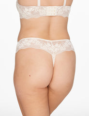 Sea Salt All Day Lace Thong (White) - Thirdlove near me