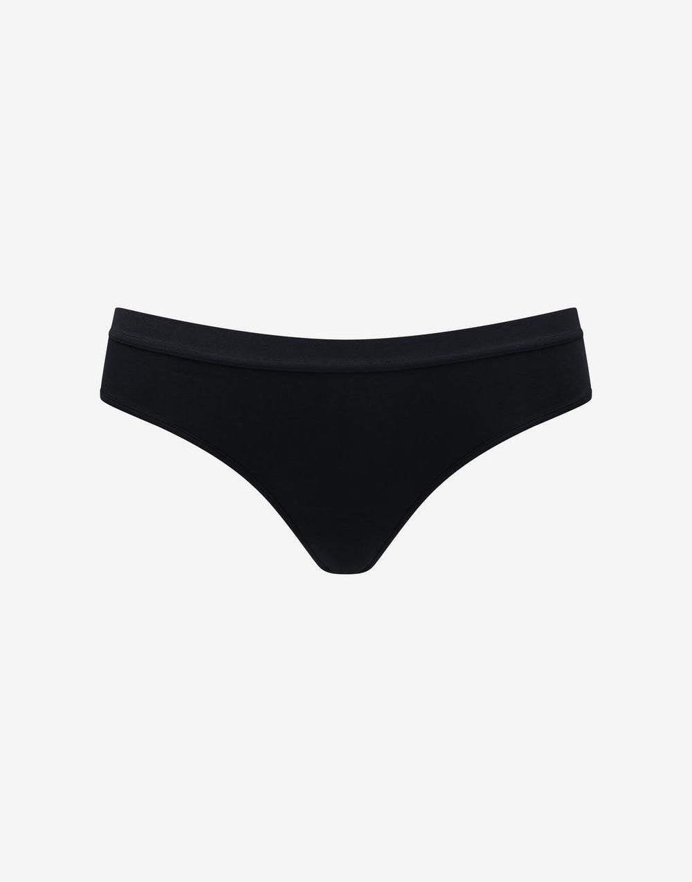 Black Organic Cloud Cotton Thong - Thirdlove US