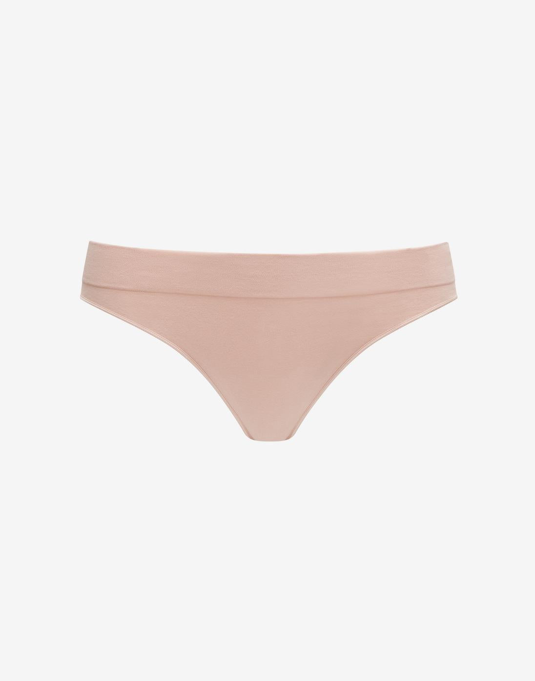 Rose Dust Seamless Cloud Cotton Thong - Thirdlove US