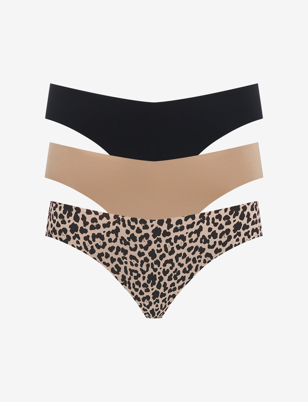 Black, Taupe & Leopard No-Show Thong - Thirdlove near me
