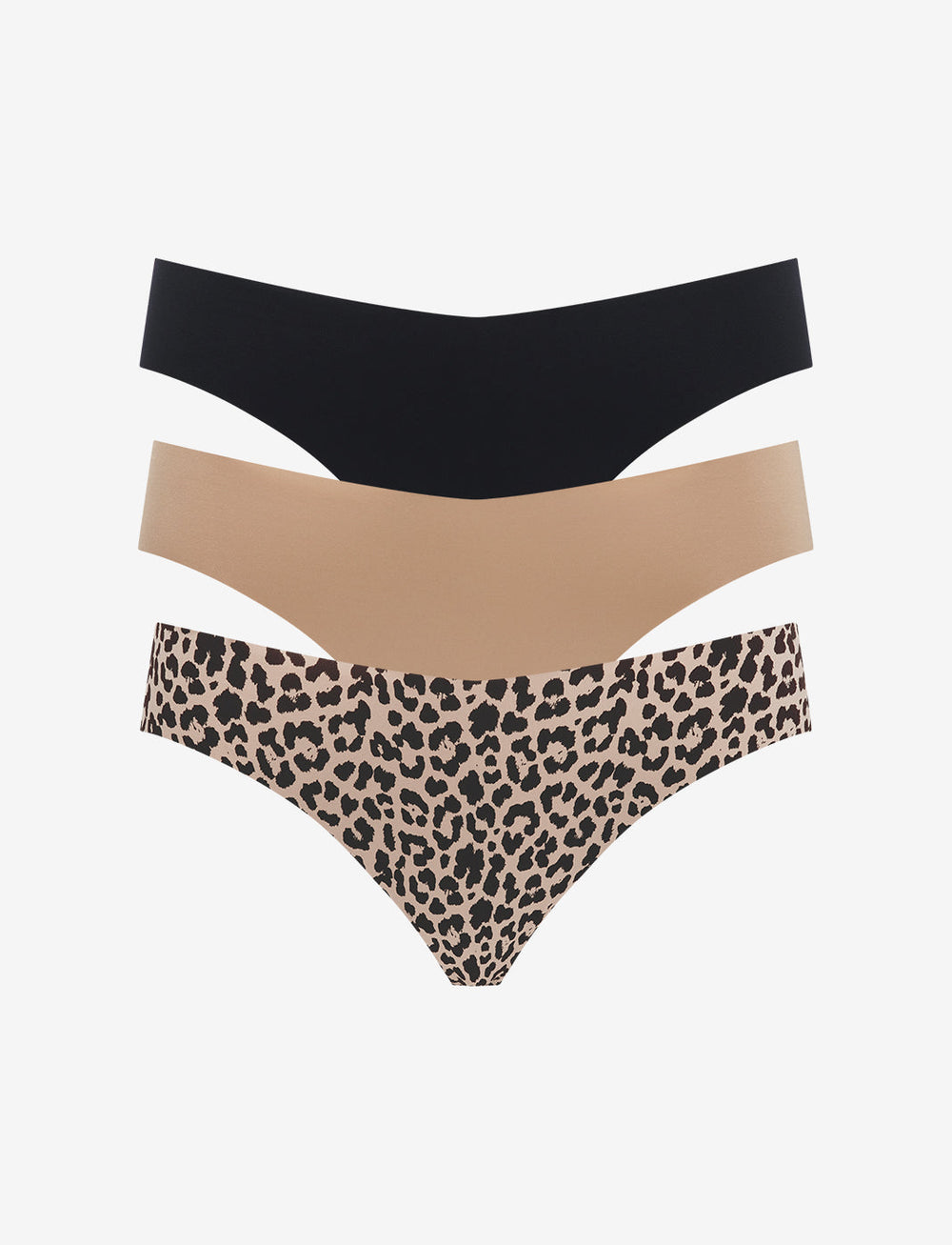 Black, Taupe & Leopard No-Show Thong - Thirdlove near me