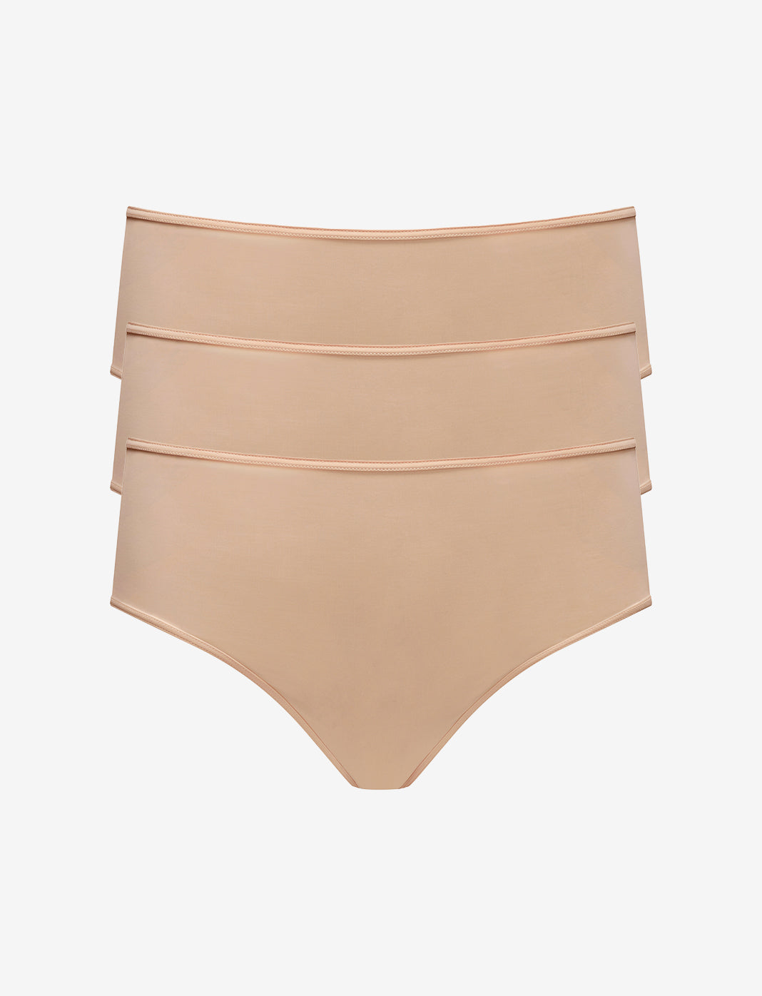 Taupe High Waist Thong 3 Pack Box (Tan) - Thirdlove US