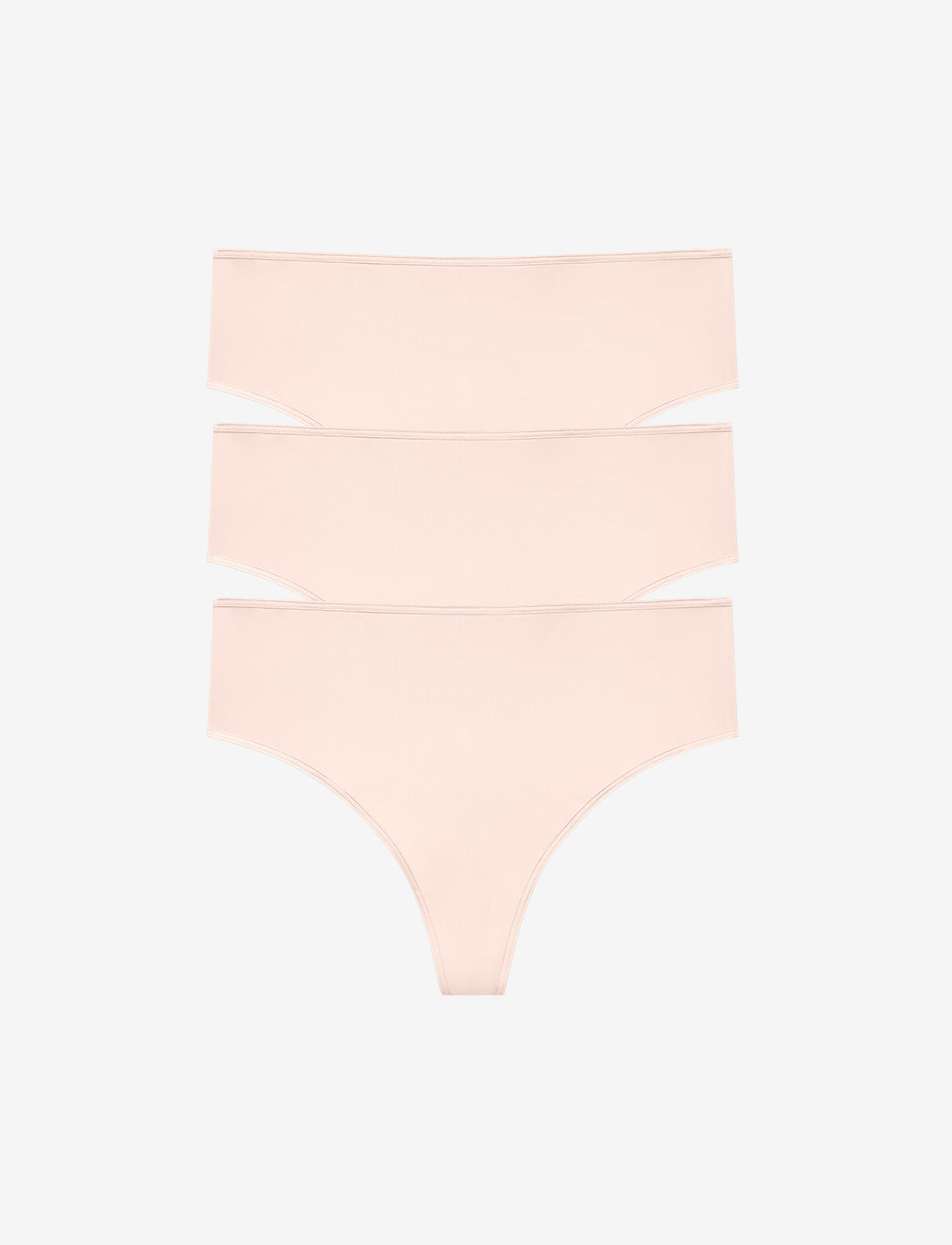 Soft Pink High Waist Thong 3 Pack Box - Thirdlove near me